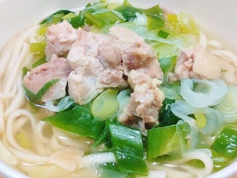 ぽっかぽか！ねぎだく鶏塩うどん